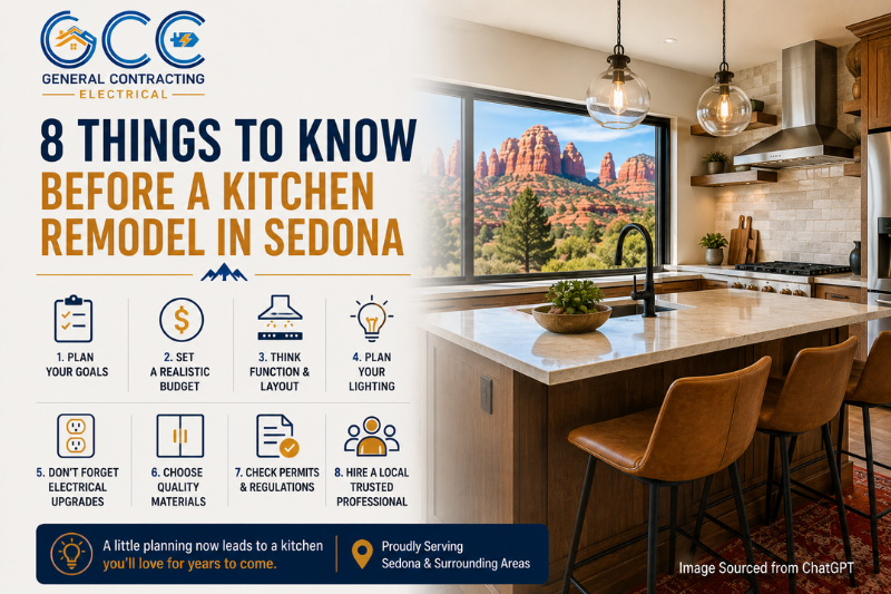 Things to Know Before a Kitchen Remodel in Sedona, AZ